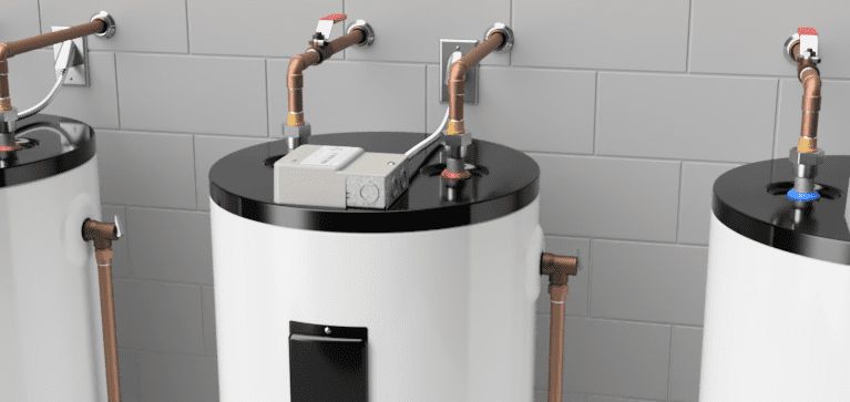 Armada Power Water Heater Optimizer Device Installed