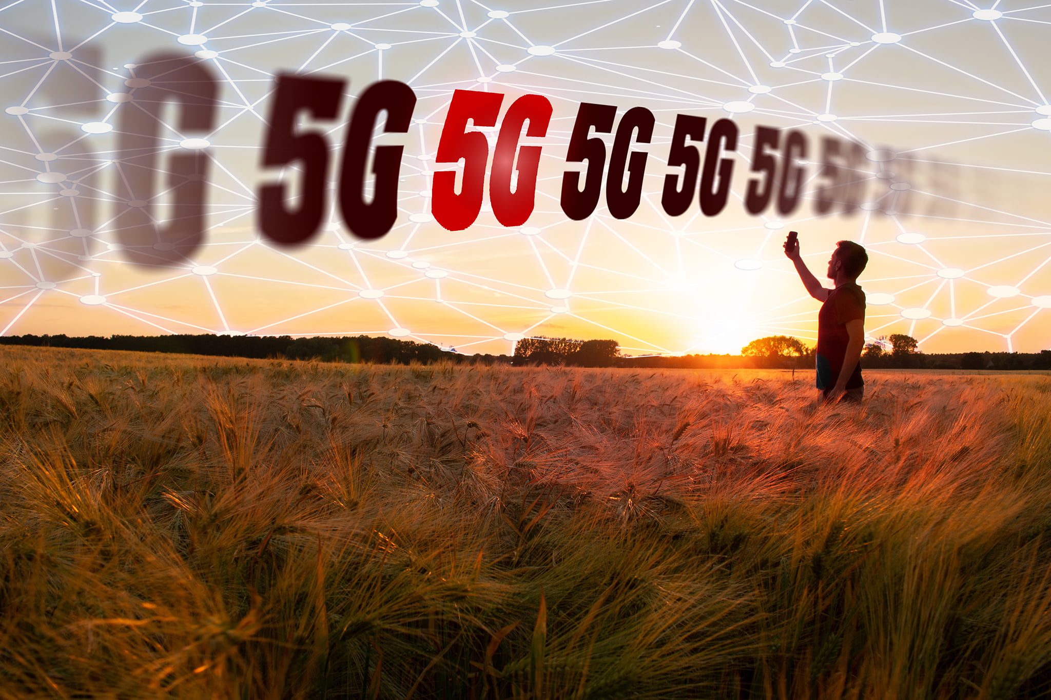 5G Illustration Rural Area