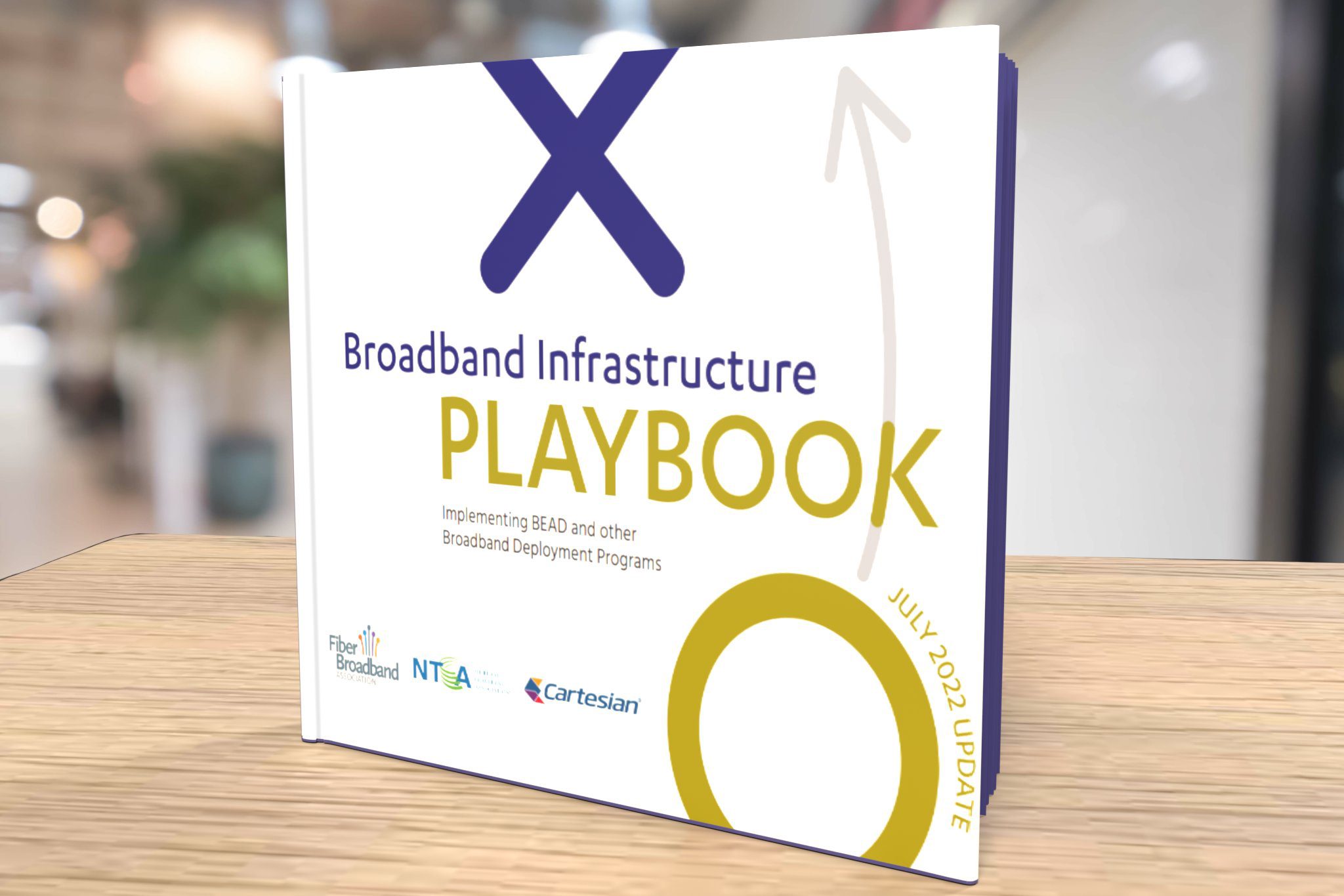 Illustration of the Broadband Infrastructure Playbook Published by NTCA and Fiber Broadband